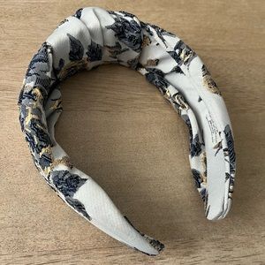 Anthropologie Knotted Brocade Headband New Without Tags